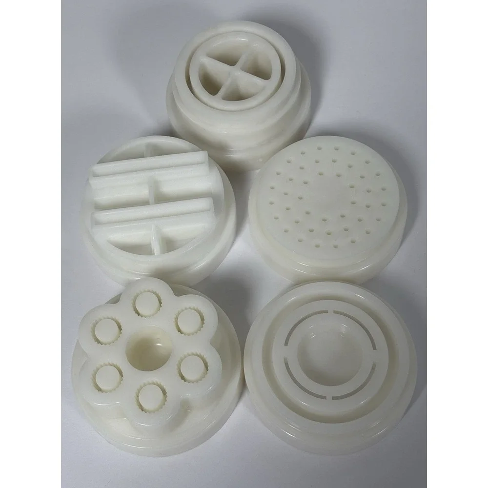 Popeil Automatic Pasta Maker P400 Disc Set – Lot of 5 Pasta Dies / Attachments